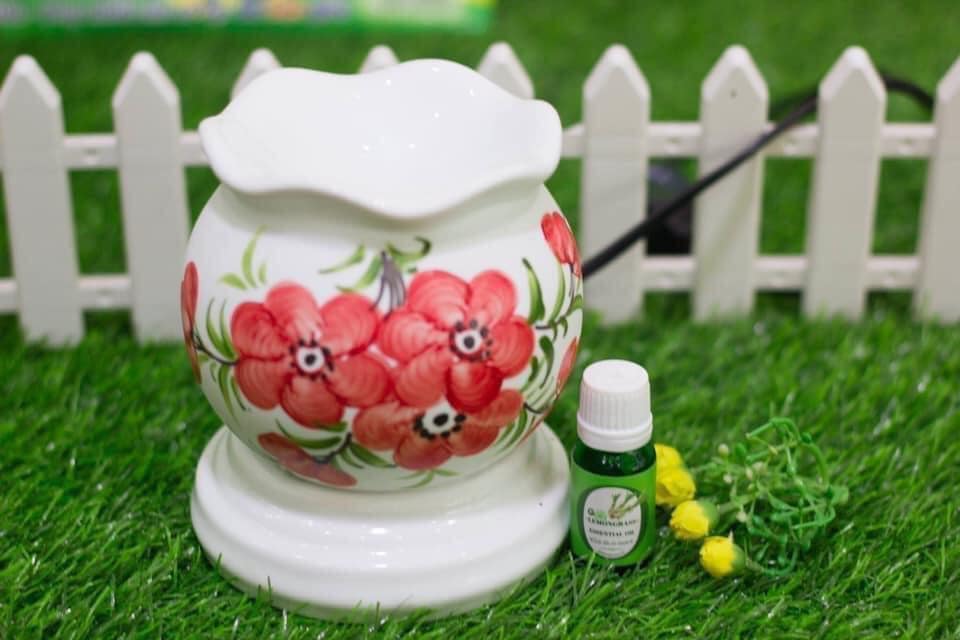 ĐÈN XÔNG TINH DẦU BẰNG SỨ