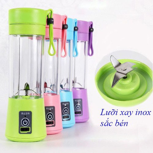 máy say trái cây sạc pin