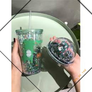 cốc kim tuyến 3d
