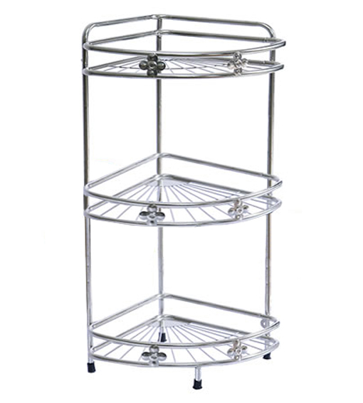 KỆ GÓC INOX 3 TẦNG