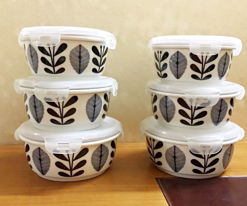BỘ 6 THỐ GỐM SỨ DONGHWA