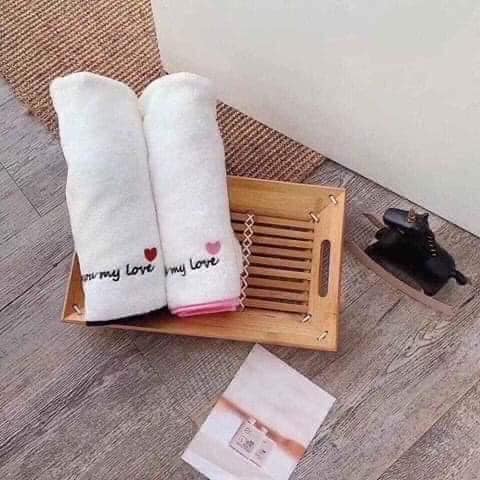 khăn quấn đầu làm khô tóc